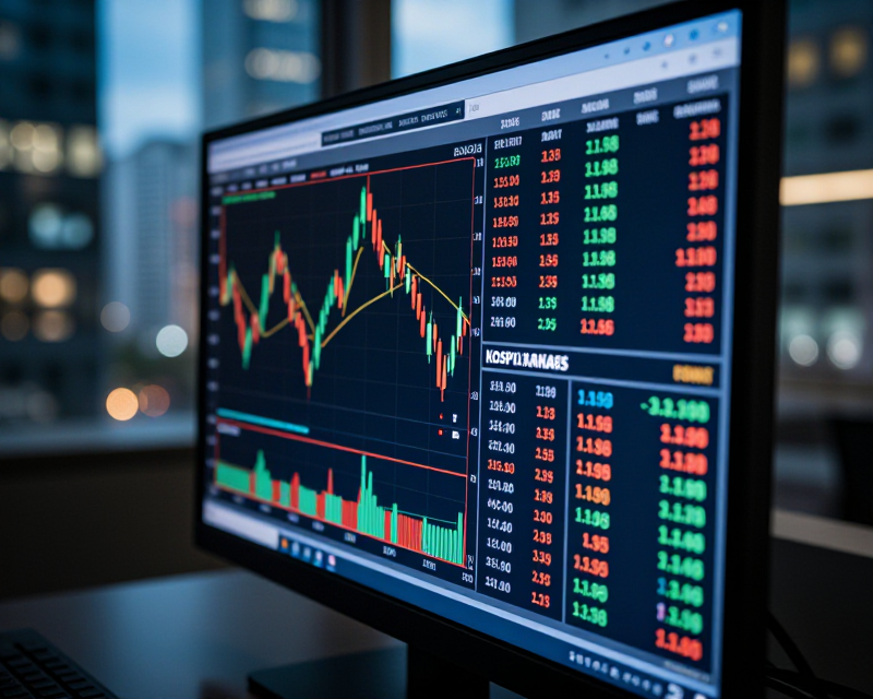 Digital Stock Market Display