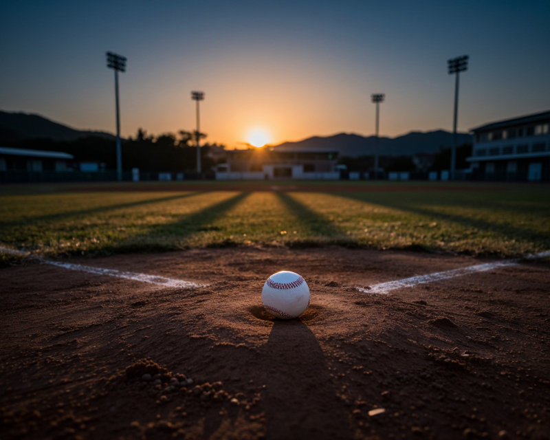 Reflective Baseball Field