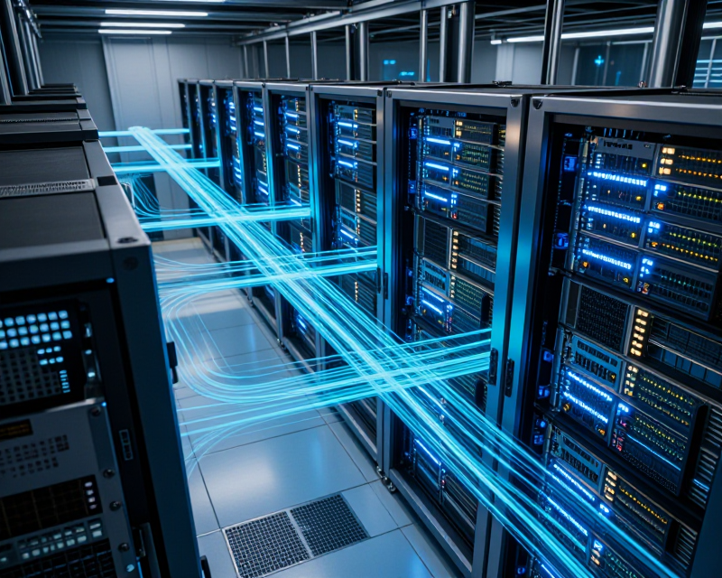 Futuristic AI Data Center