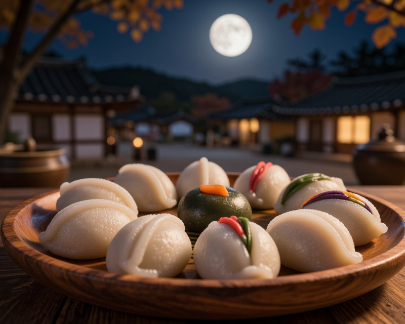 Traditional Korean Chuseok Atmosphere