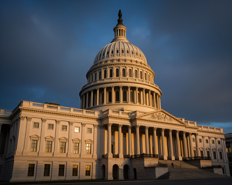 US Capitol at Dusk