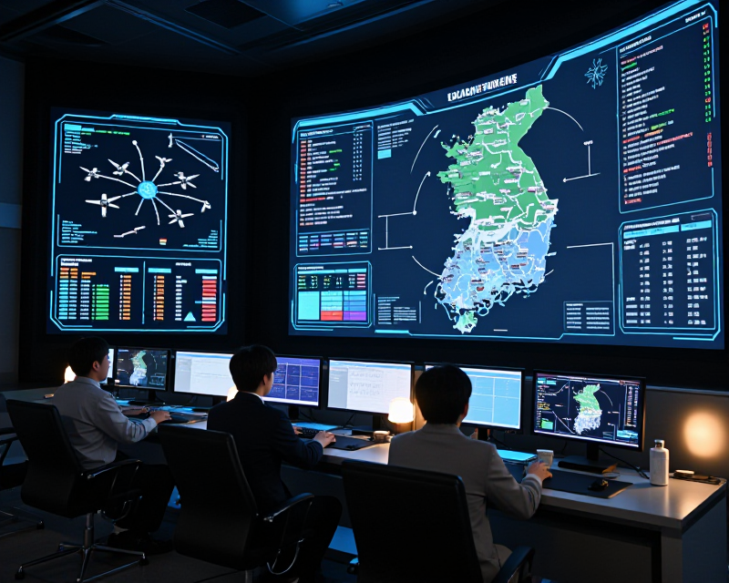 Modern Security Command Center