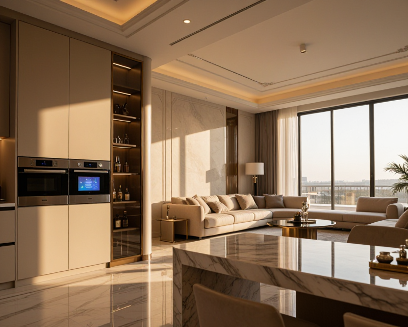 Luxury Smart Home Interior in Riyadh