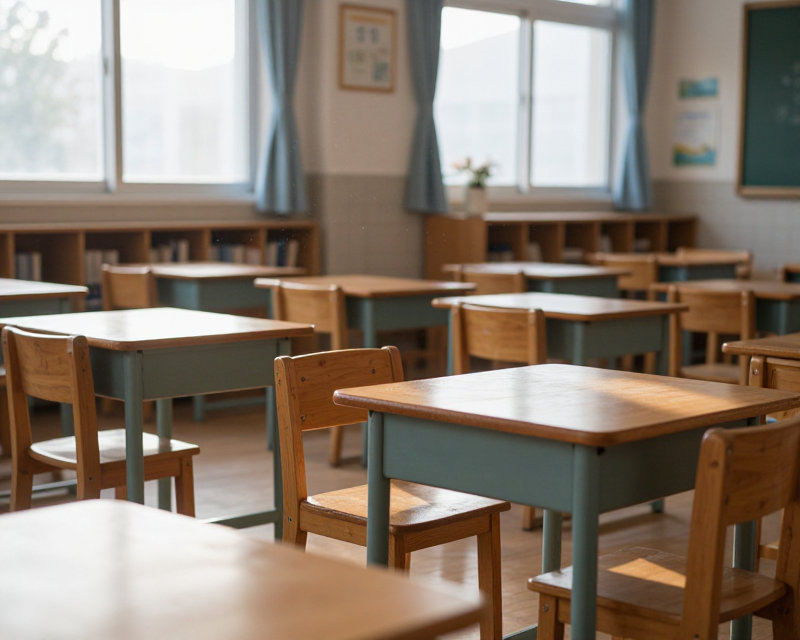 Empty Kindergarten Classroom