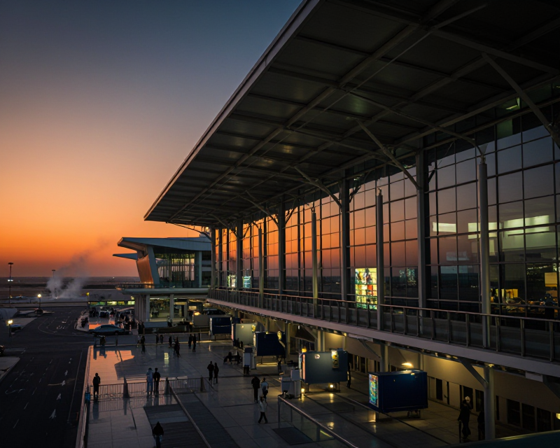 Middle East Airport Atmosphere