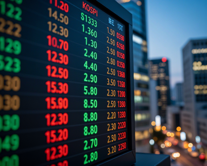Financial Market Digital Display