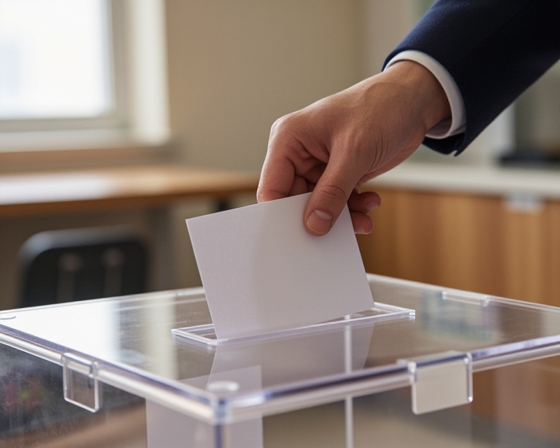 South Korean Election Ballot Box
