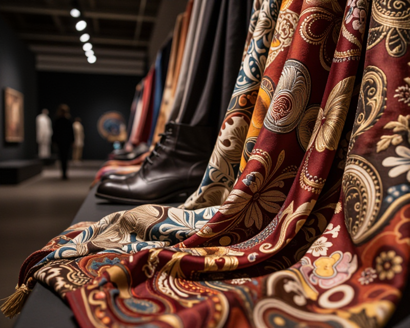 Textile and Footwear Exhibition Atmosphere