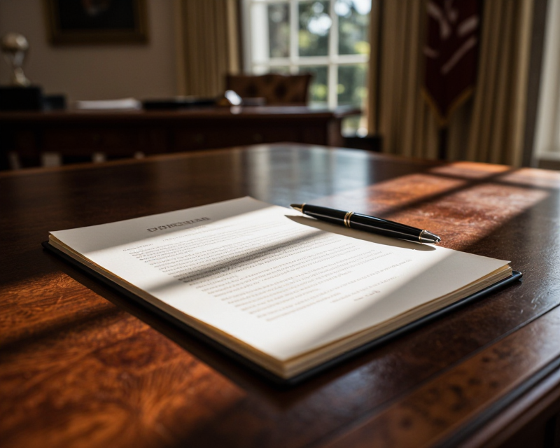 Symbolic Oval Office Atmosphere