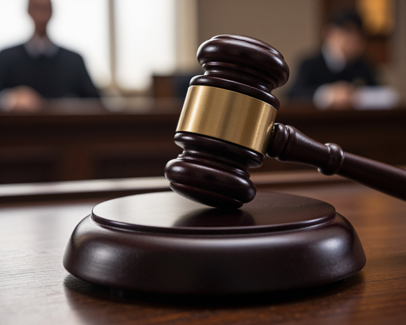 Judicial Gavel in Korean Court