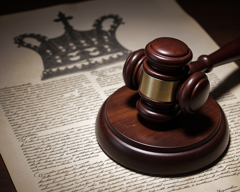 Symbolic representation of judicial and executive power conflict