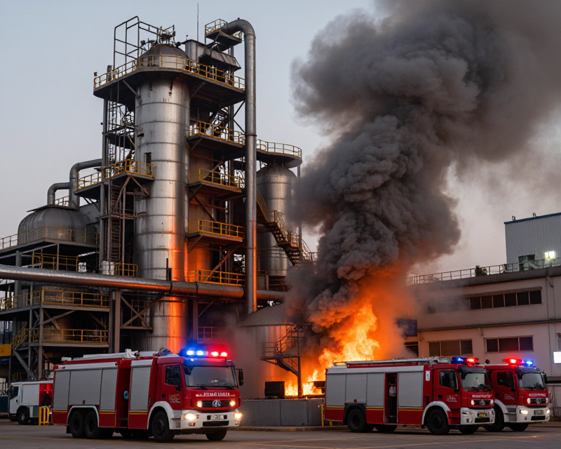 Bucheon Factory Fire Scene
