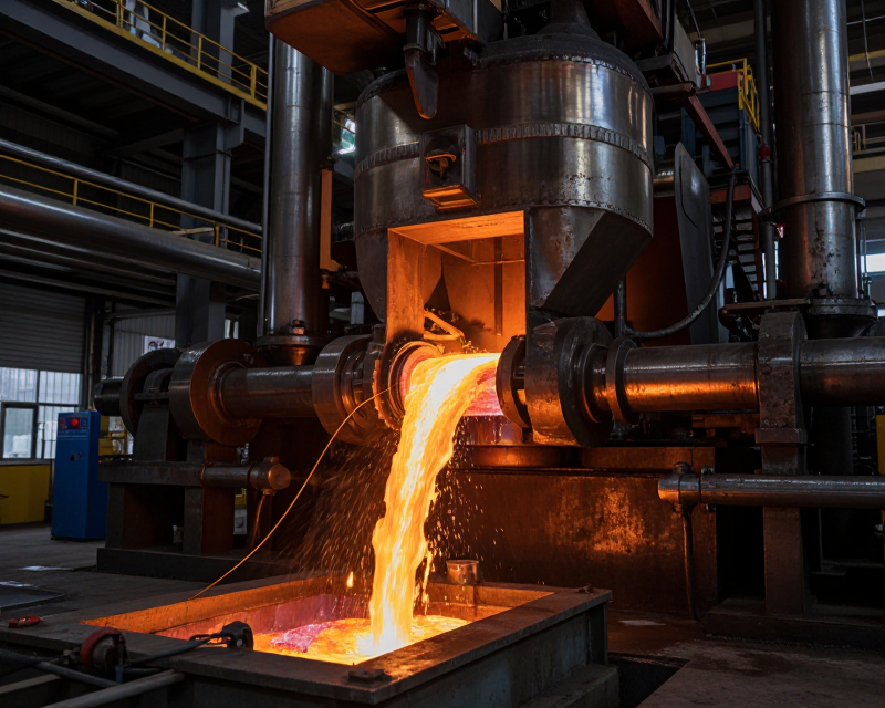 Industrial Steel Production